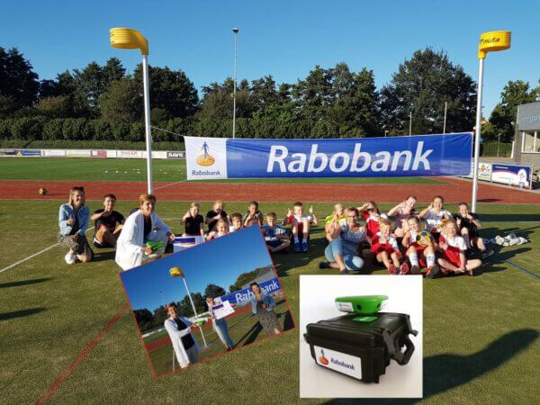 Uitreiking cheque Rabobank Hollandse IJssel