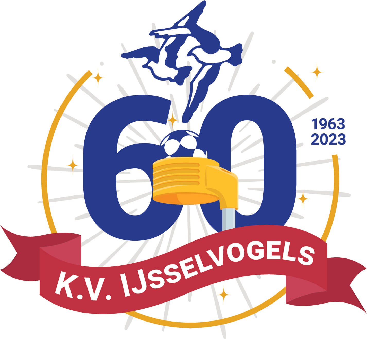 60 jaar KV-IJsselvogels-logo-FC